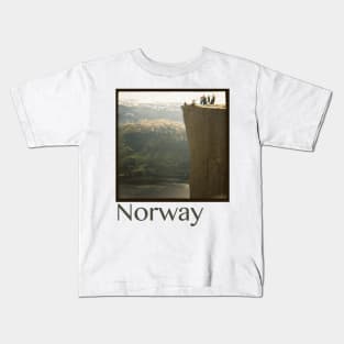 Pulpit Rock - Preikestolen - Rogaland, Norway - Diana 120mm Photograph Kids T-Shirt